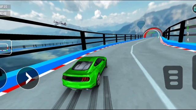 Muscle Car Stunts Car Game_ Mega Car Stunts Race Game Android Gameplay смотреть онлайн
