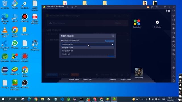 Bluestacks Instance error solved | Play on pie 64 bit or 32 bit instance | Instance creating смотреть онлайн
