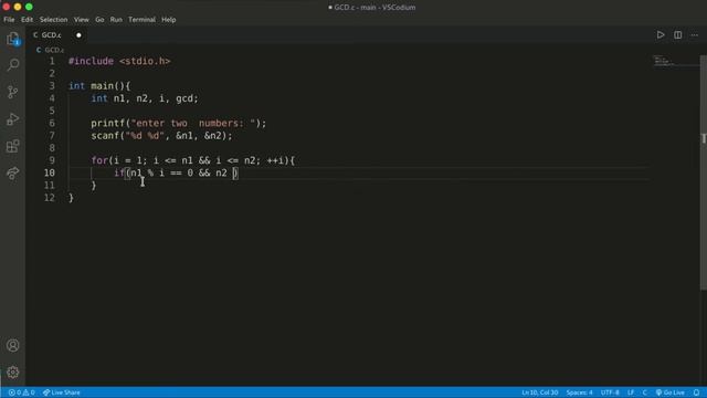Program to find GCD of two numbers in C | C Interview Questions смотреть онлайн
