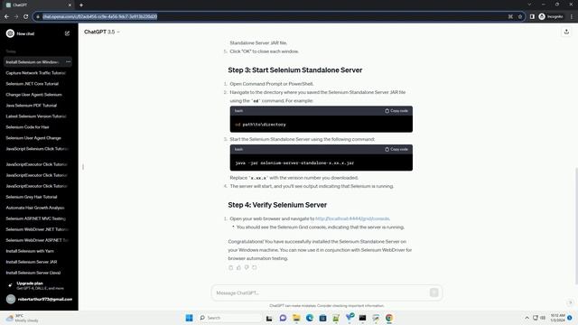 how to install selenium standalone server windows смотреть онлайн