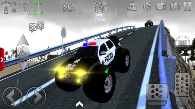 Monster Police Truck driving mud Extreme Off-Road #4 - Offroad Outlaws Police game Android Gameplay смотреть онлайн