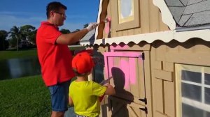 Диана и её новый игровой Домик