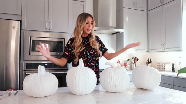 DIY HALLOWEEN DECOR // DOLLAR STORE | leighannsays смотреть онлайн