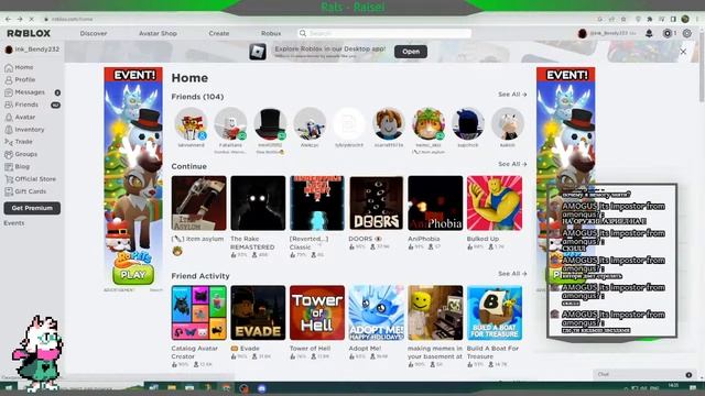 Играем в Roblox с подписчиками The Rake #5 смотреть онлайн