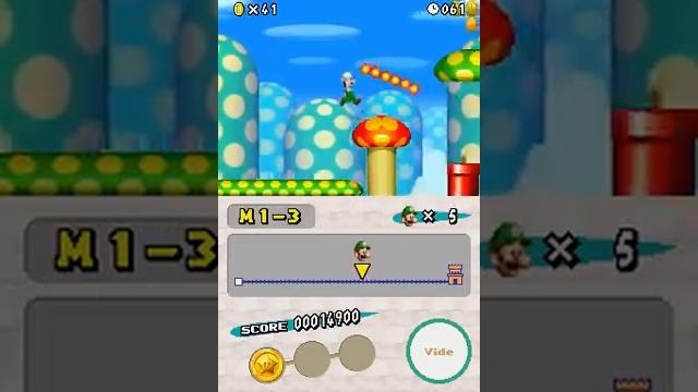 New Super Luigi. DS | Preview 2 [World 1-3] смотреть онлайн