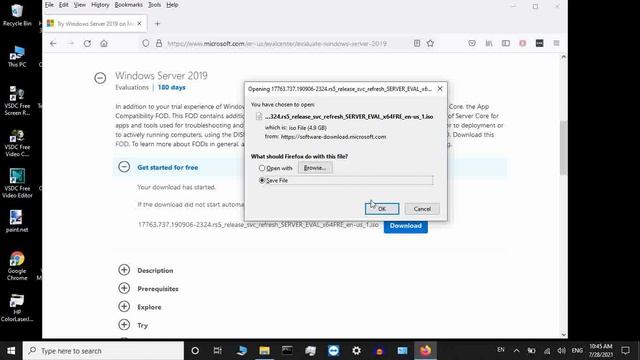 Downloading Windows 2019 Server & Windows 10 Enterprise смотреть онлайн