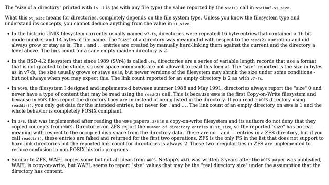 Unix & Linux: What does size of a directory mean in output of 'ls -l' command? (4 Solutions!!) смотреть онлайн