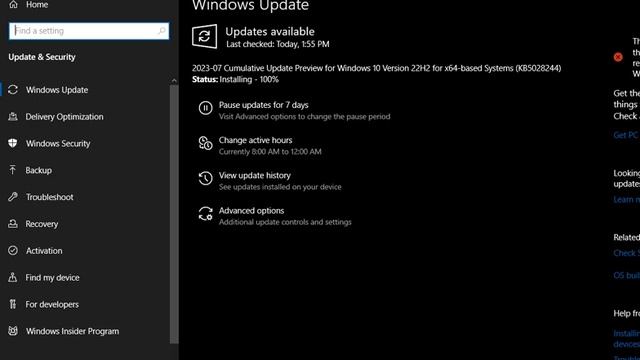 Windows 10 firmware update out of band edition.... смотреть онлайн