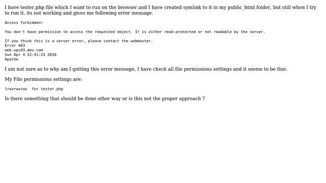 DevOps & SysAdmins: PHP: Symlink in public_html cannot be accessed through browser смотреть онлайн