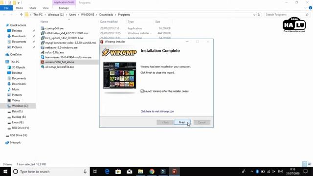 Menginstal Winamp di Windows 10 смотреть онлайн