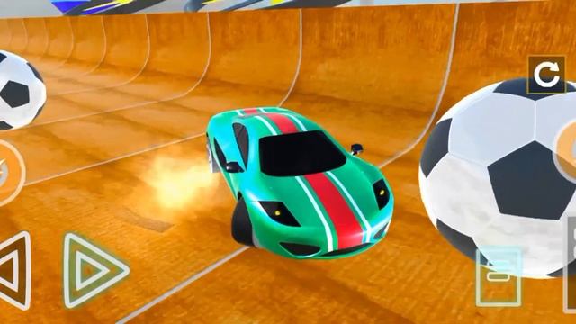 lmpossible muscle car stunts driving - sport car mega racing simulator - Android gameplay смотреть онлайн