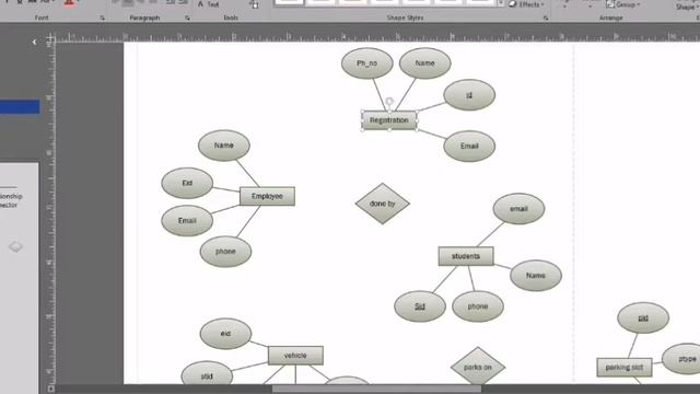 How to create ER diagram using Microsoft visio for parking management system. смотреть онлайн