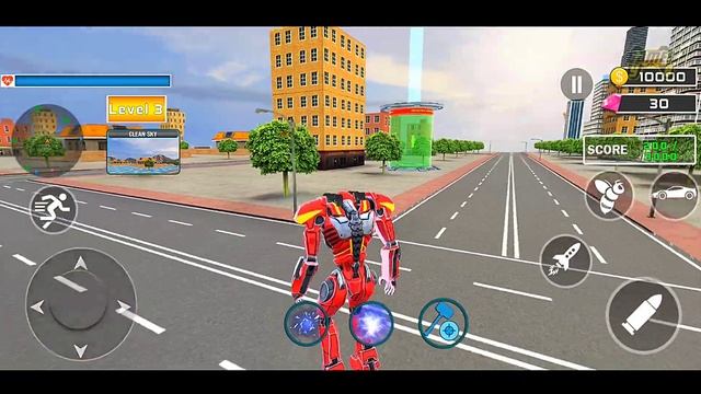 Multi Robot Transform Game: Bee Robot Car Games 2021 - Android Gameplay смотреть онлайн