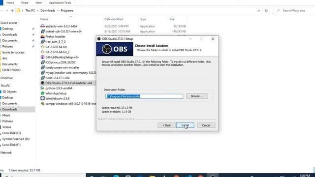 How to install OBS Studio on Windows 10 + Quick Start Screen Recording With OBS Studio смотреть онлайн