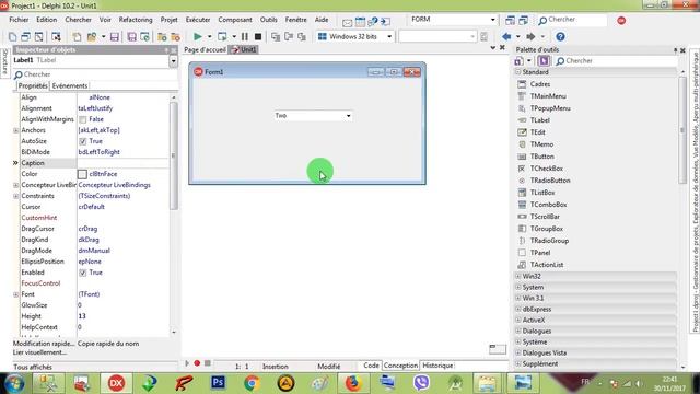 Rad Studio Delphi 012 ComboBox - 002 Default Item & Style