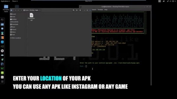 HACKING ANDROID DEVICES USING ORIGINAL APKS|| KALI LINUX || FaTraT Tool