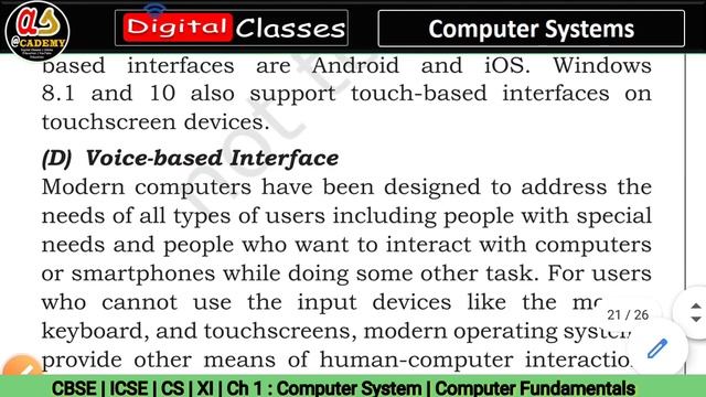 XI IP CS Computer System Ch-1 Operating Systems | Types of Interface | Functions of OS смотреть онлайн