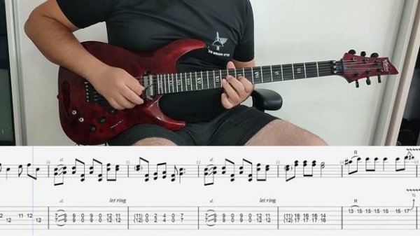 Ghost - Square Hammer Guitar Solo With Tabs