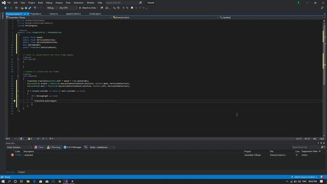 Creating 2D Platformer Game With Unity - P8 - Enemies смотреть онлайн