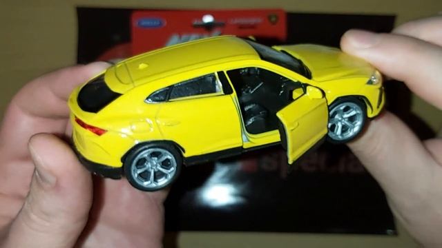 Welly Nex unboxing | Lamborghini Urus in gelb | Modellauto смотреть онлайн