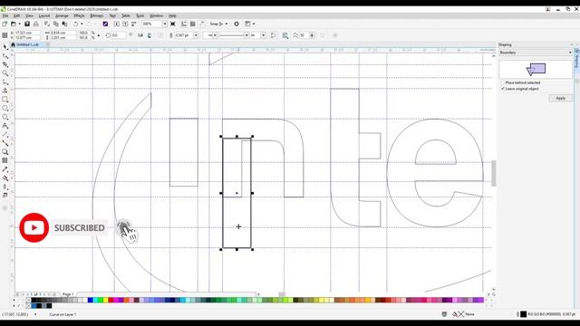 How To Draw The Intel Logo - Logo Drawing | How To Draw The Intel Logo In Coreldraw.