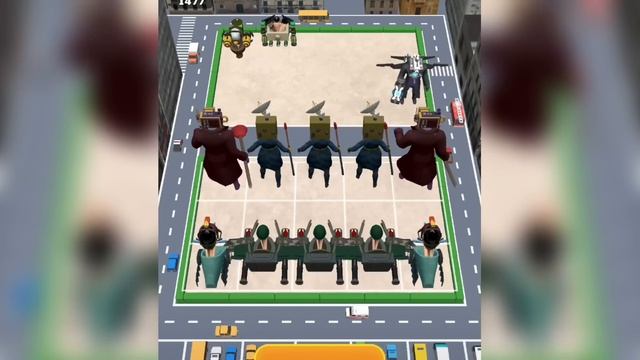 Merge Monster: Toilet War Battle X Sink Merge: Monster War Battle Hero Strategy Gameplay смотреть онлайн