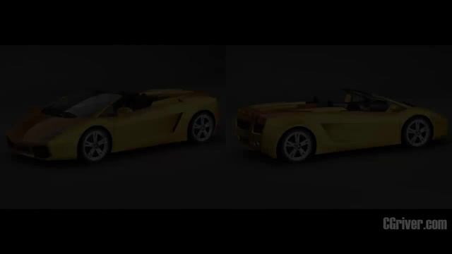 3D Model: Lamborghini Gallardo Spyder - CGriver.com смотреть онлайн