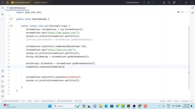 #11. Switch Windows In Selenium | Handling Windows | Multiple Scenarios Covered | смотреть онлайн