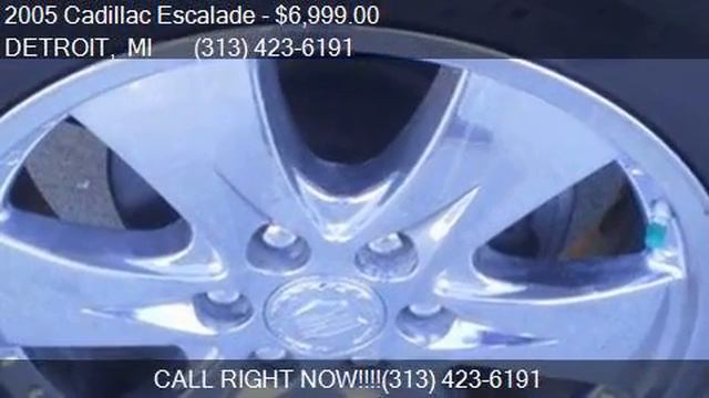 2005 Cadillac Escalade Base AWD 4dr SUV for sale in DETROIT, смотреть онлайн