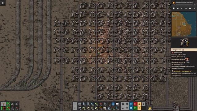 Factorio "Мир ЖД" ч. 22 техническая станция, расширение территории. смотреть онлайн