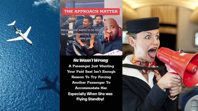 Passenger w/ PAID seat is threatened by a flight attendant. #flightattendant #crazy #wrong смотреть онлайн