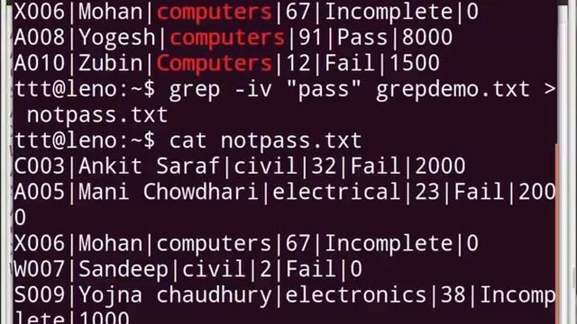 13 The grep command English смотреть онлайн