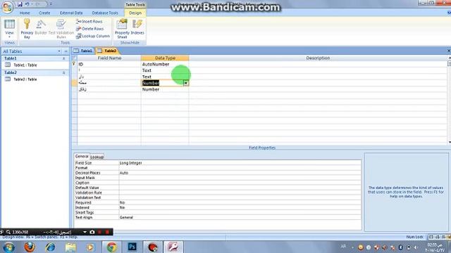 انشاء قاعده بيانات access 2007 смотреть онлайн
