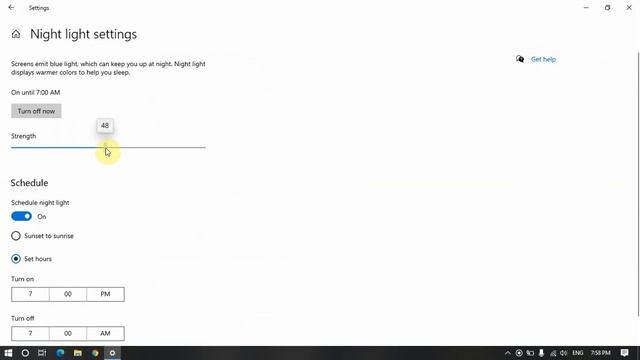 Win 10 brightness control and night mode setting смотреть онлайн