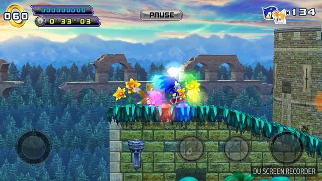 Sonic 4 Episode 2 Android Version 100% Playthrough W/Super Sonic - Sylvania Castle Act 1