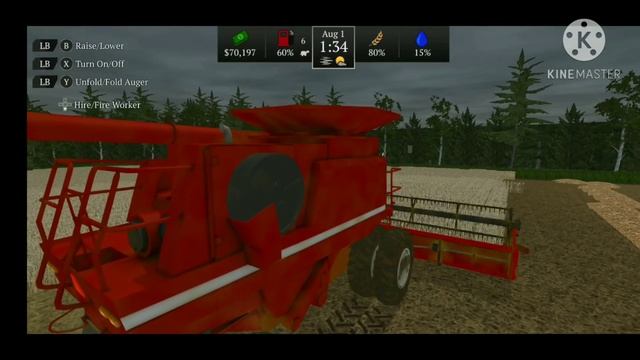 Farming USA 2 2021 Gameplay | Barley Harvesting In Field 1 & 2 смотреть онлайн
