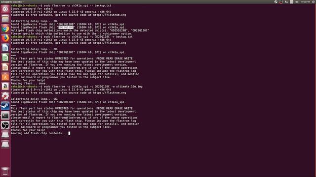 Recover VoCore2 using CH341A Programming and Ubuntu Linux смотреть онлайн