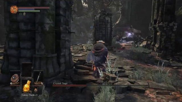 Dark Souls III - SL1 Run Crystal Sage смотреть онлайн