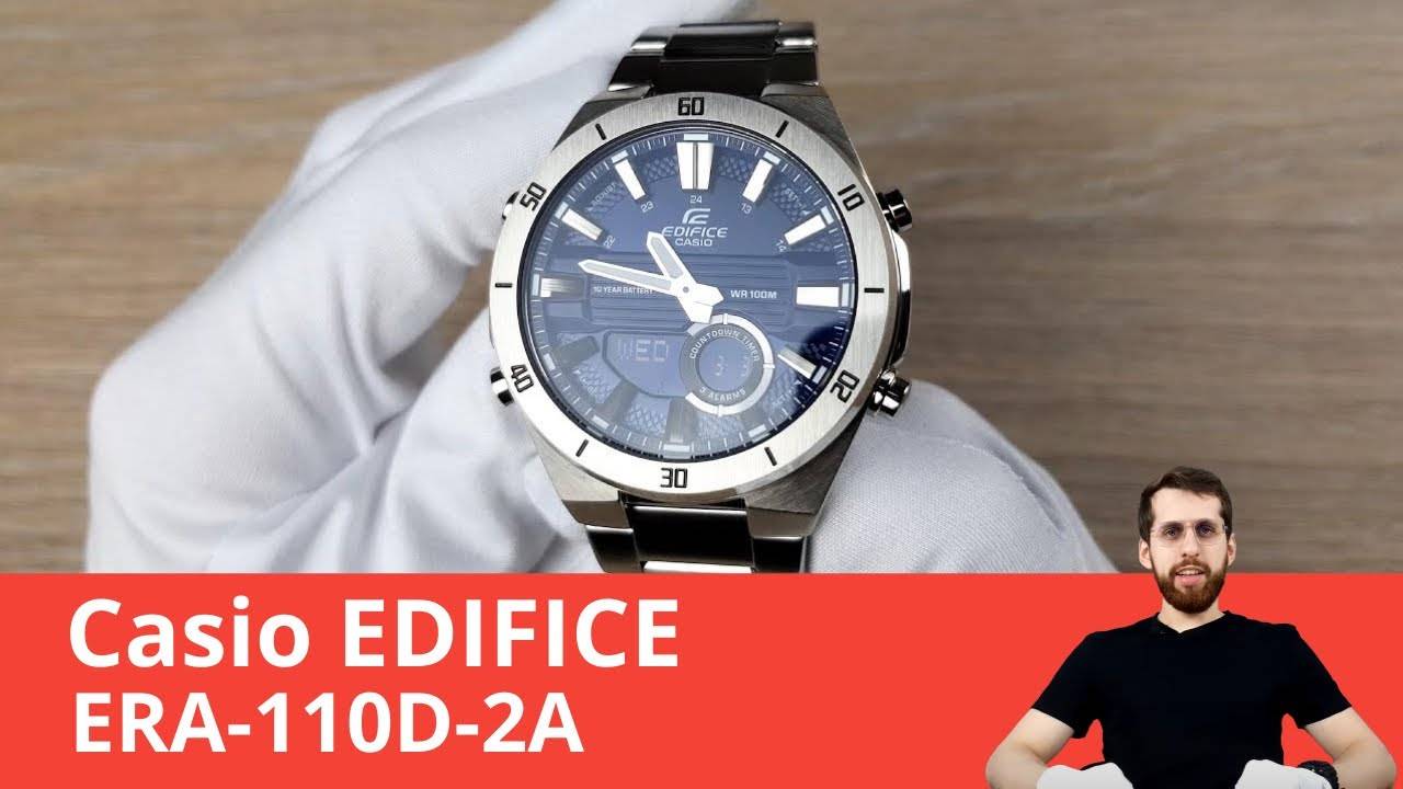 EDIFICE C десятилетней батареей / Casio ERA-110D-2A