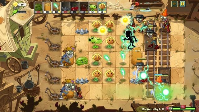 Plants vs Zombies Universe WILD WEST ENDING смотреть онлайн
