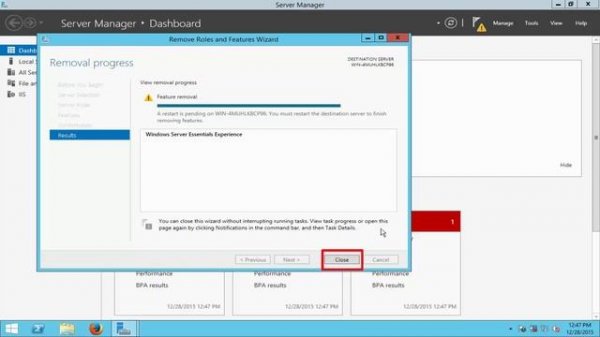 Disable Configure Windows Server Essentials Wizard on Startup