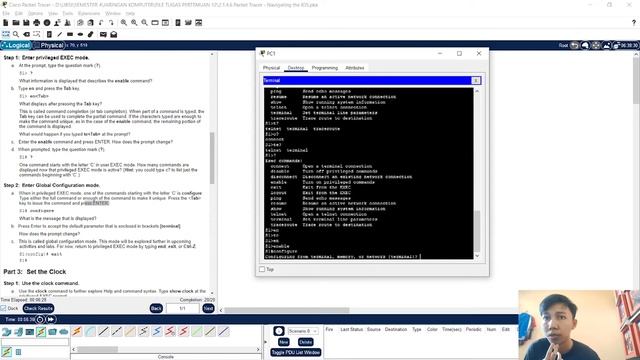 NAVIGATING THE IOS PADA CISCO PACKET TRACER 2.1.4.6 | JARINGAN KOMPUTER смотреть онлайн