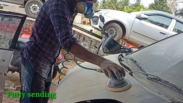 15 Years Old Maruti Suzuki Zen Estilo Full Painting