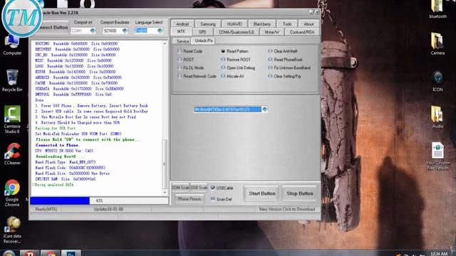 How To Unlock Pattern Lock All MTK Device without Losing data With Miracle Box смотреть онлайн