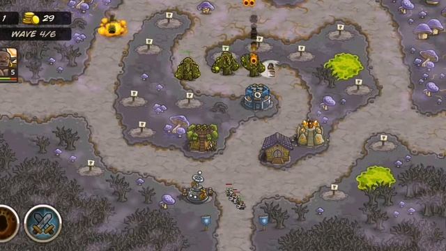 Kingdom Rush - Android - Fungal Forest - Heroic Challenge - Veteran Difficulty - Free Hero смотреть онлайн