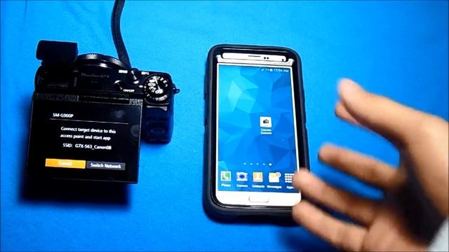TRANSFER IMAGES CANON G7X TO ANDROID DEVICE