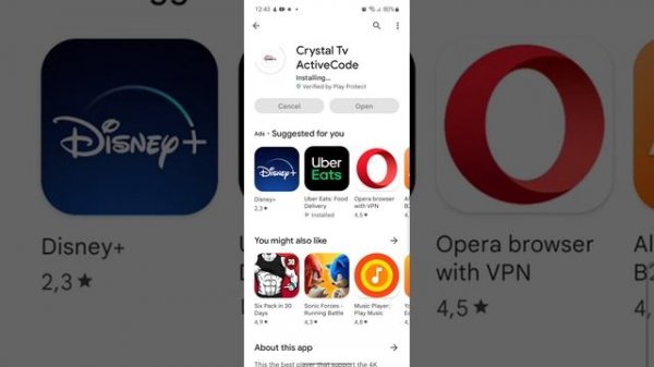 Crystal TV for Android