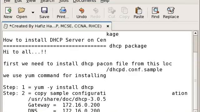 DHCP Server on Centos 5.6 (Hafiz Haider) смотреть онлайн