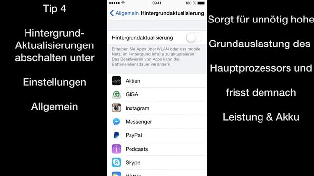 iOS 8 Akku sparen & Speed Up Tutorial [Deutsch/German] смотреть онлайн