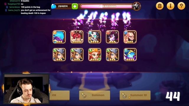 Opening 2000 Heroic Summons in IDLE HEROES смотреть онлайн